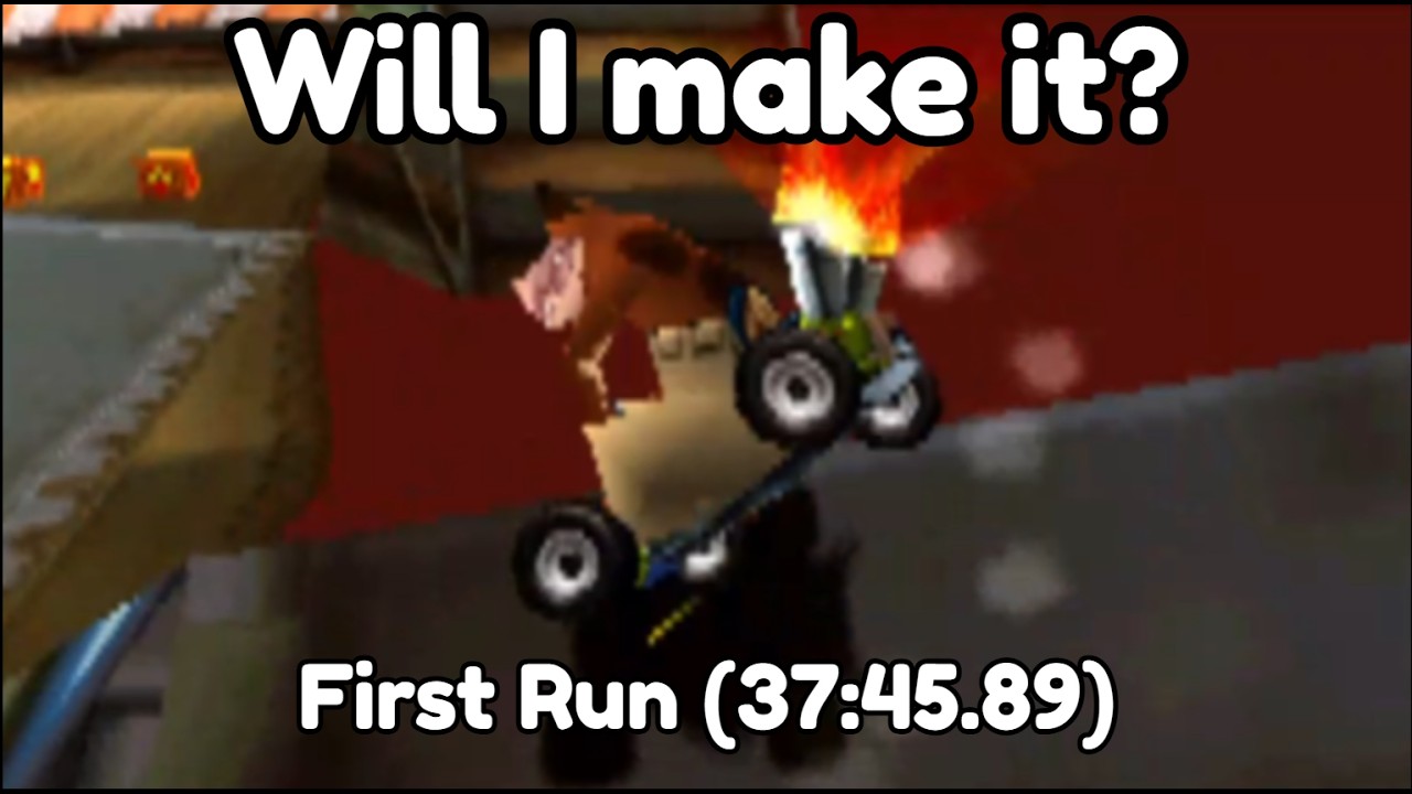 Crash Team Racing Speedrun - All Cups Ultra Hard Mode - (37:45.89)