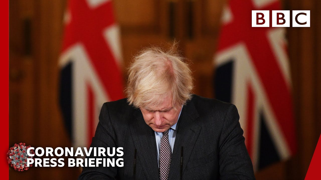 Covid-19: Boris Johnson 'deeply sorry' as UK deaths exceed 100,000 🔴 @BBCNews live - BBC
