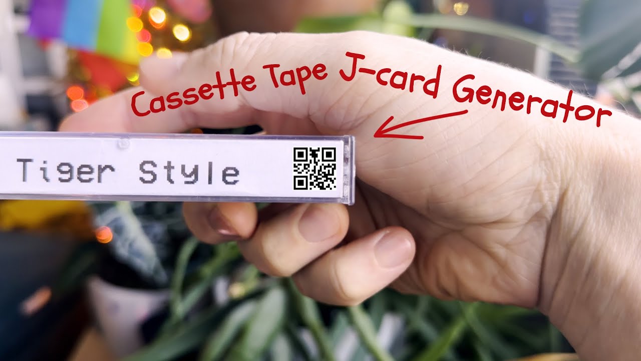 How to make Jcard cassette sleeves (from a Spotify mix)
