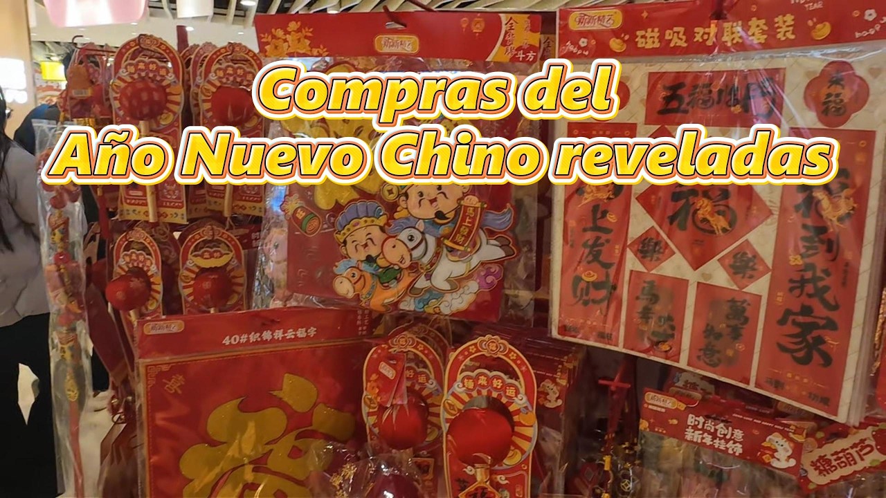 Compras de Año Nuevo Chino | Comida y snacks que quizás nunca hayas visto