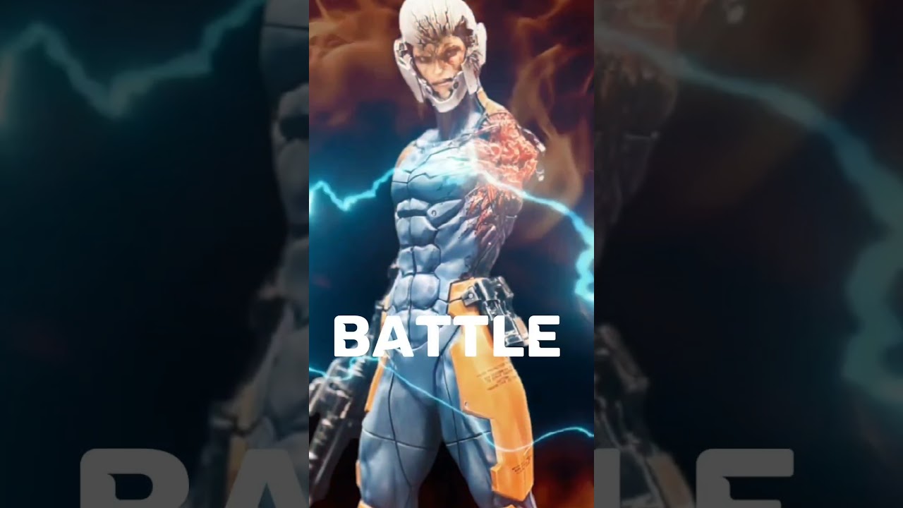 Gecco Cyborg Ninja Final Battle Statue