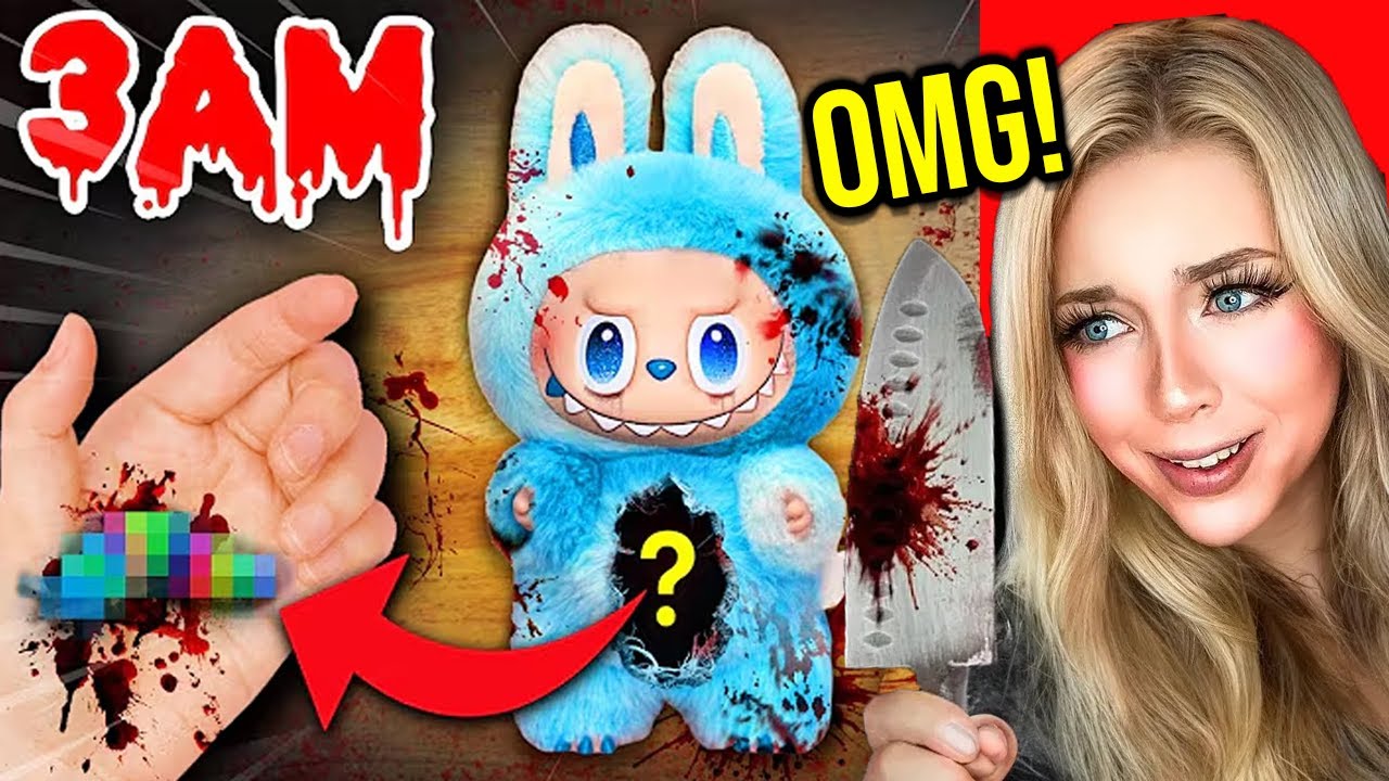 I CUT OPEN A LABUBU AT 3AM AND FOUND SOMETHING TERRIFYING...