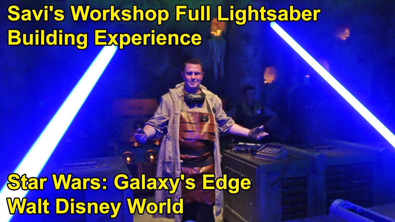 Savi's Workshop - Full Lightsaber Building Experience in Star Wars: Galaxy's Edge, Walt Disney World