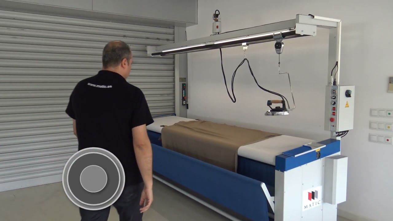 Ironing system for producing curtains /Matic
