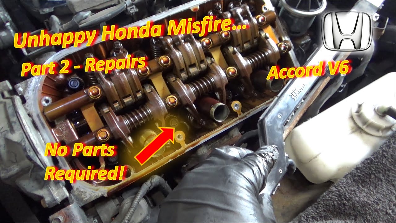 Unhappy Honda MISFIRE P0300 (Part 2 - Repairs - Accord V6)