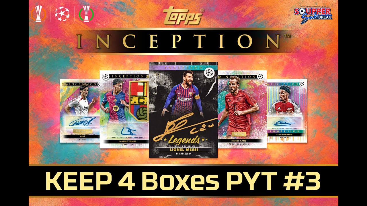 2024-25 Topps Inception UCC Hobby 4 Boxes PYT #3