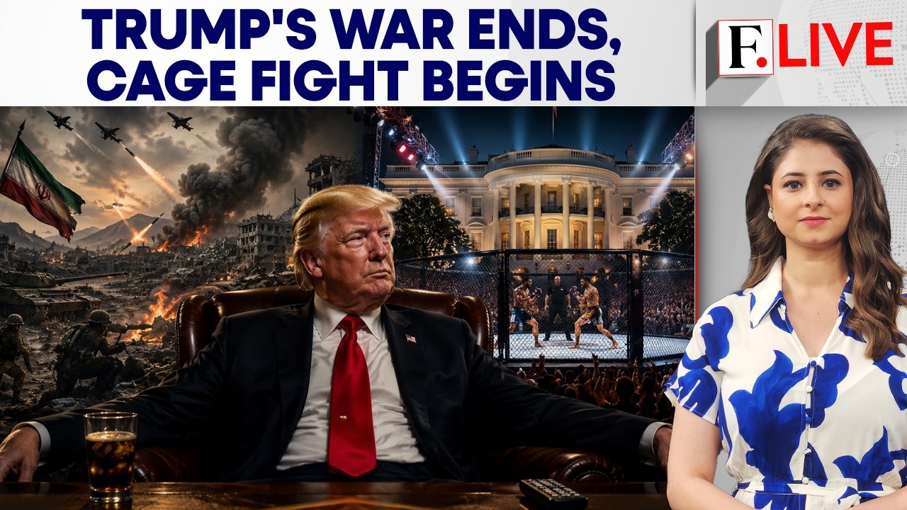 Трамп смотрит UFC, в то время как США и Иран объявляют о завершении войны и возобновлении работы ...