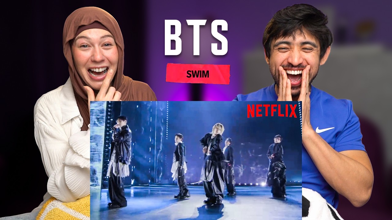 Реакция на концертное выступление BTS на Netflix! (SWIM)