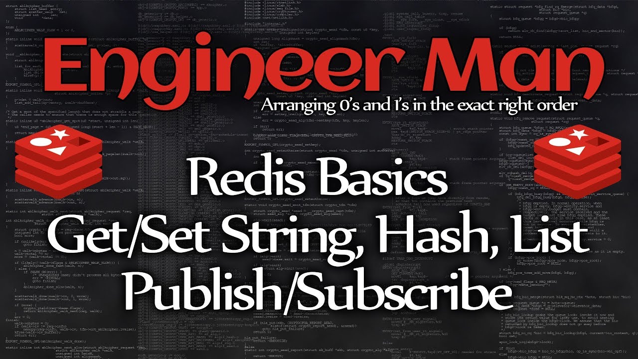 Redis Basics: Strings, Hashes, Lists, Pub/Sub