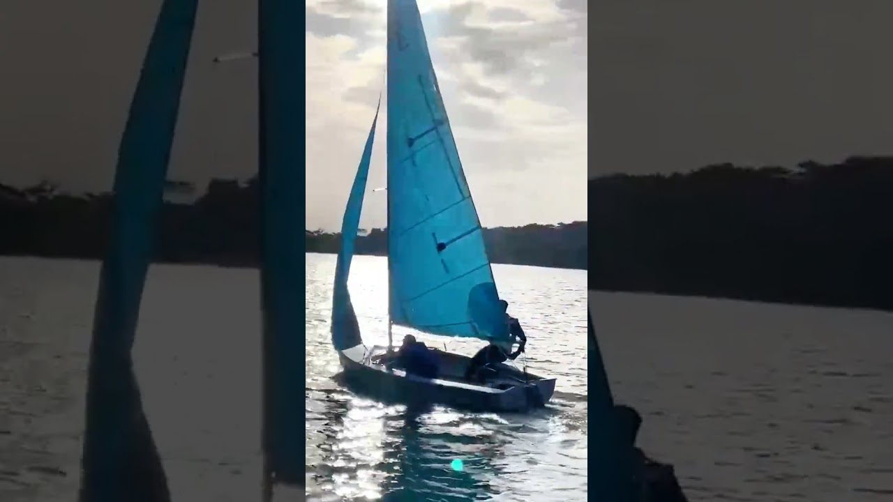India's only private lake for sailing practice #sailing #sailingpassion