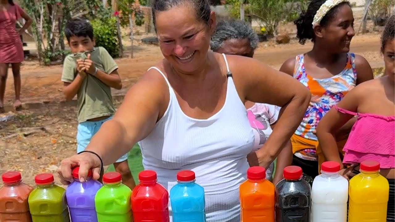 A cor certa na garrafa colorida vale dinheiro!