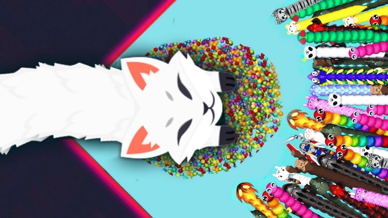 SNAKE IO🐍 KING ARCTIC VULPER SNAKE 🐍 VS 1000 PRO GIANT SNAKES 🐍 EPIC SNAKEIO GAMEPLAY #snakegame 