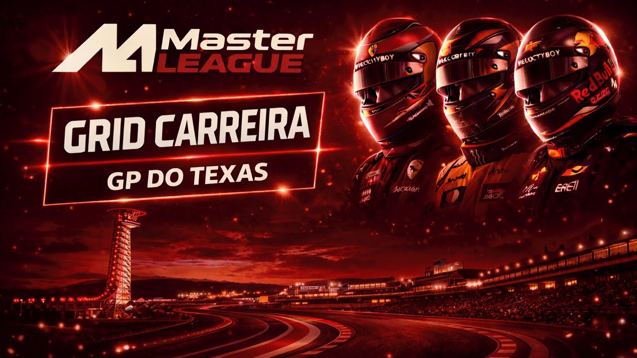CARREIRA - TEXAS | ETAPA 3 - F1 AO VIVO - T20 | CAMPEONATO F1