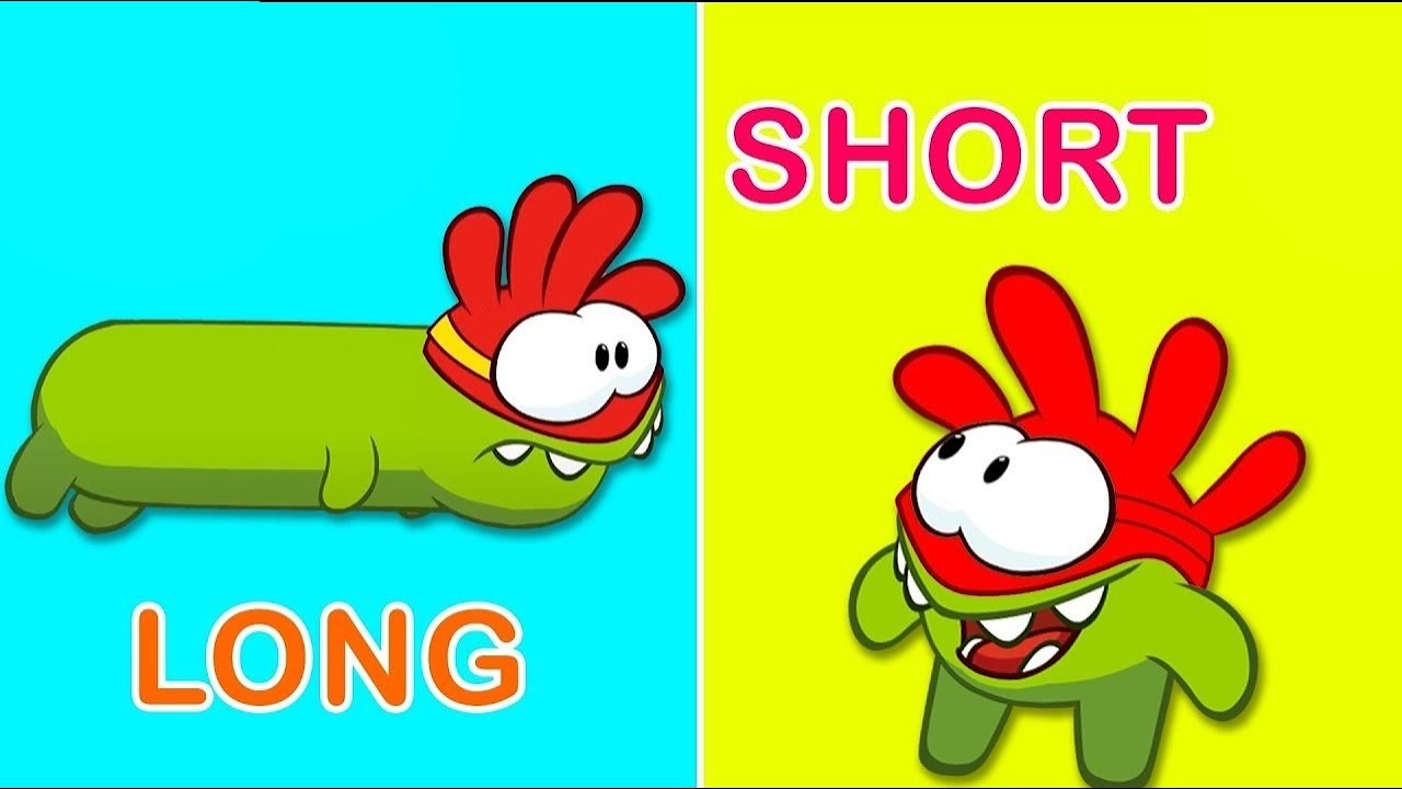 Learn With Om Nom | Long And Short | Om Nom Learning Videos | Super Toons TV - Kids Learning Videos