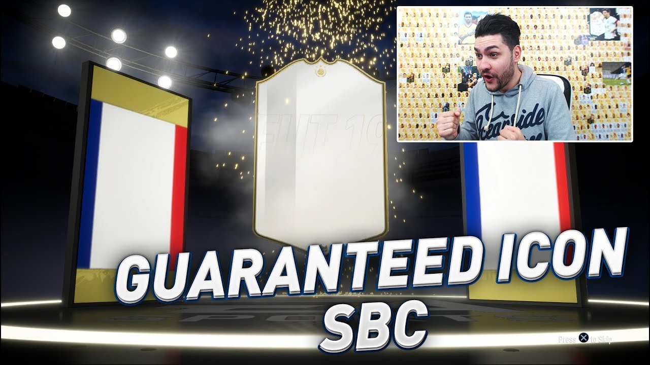 FIFA 19 GUARANTEED ICON SBC DONE ALMOST FOR FREE - FIFA 19 ICON in A PACK !!!!