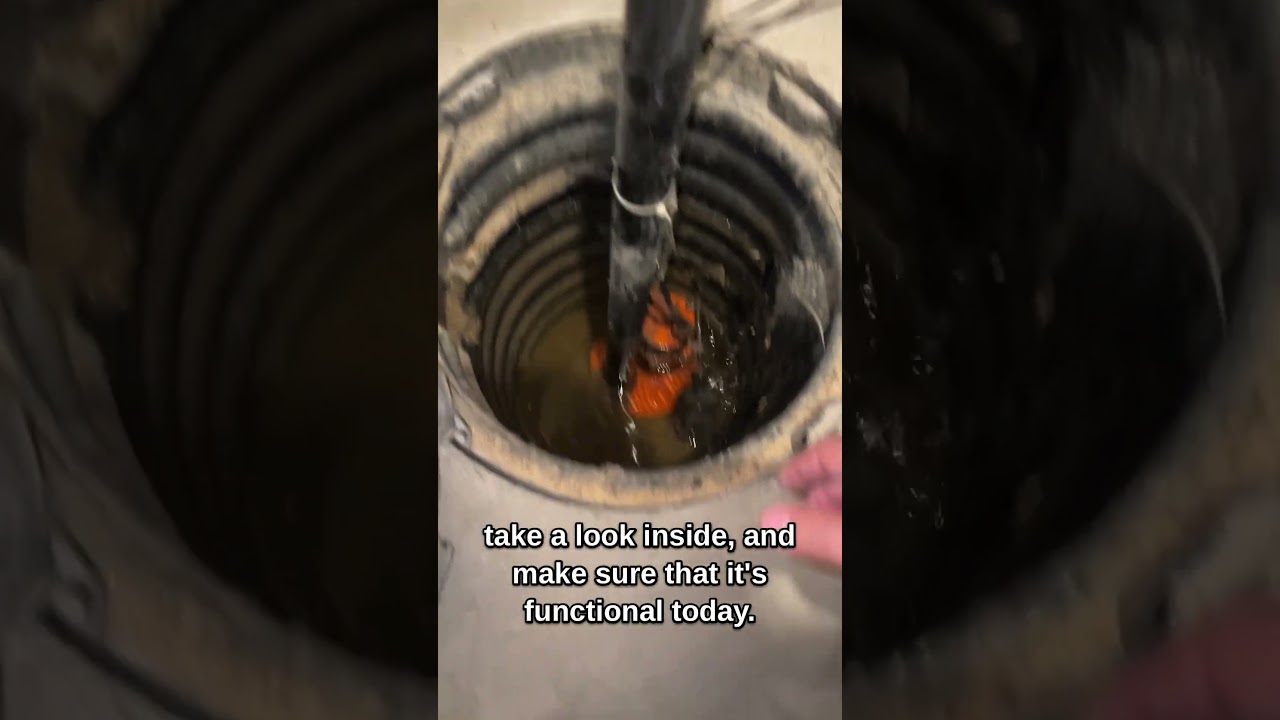 Test your sump pump! #homeinspection