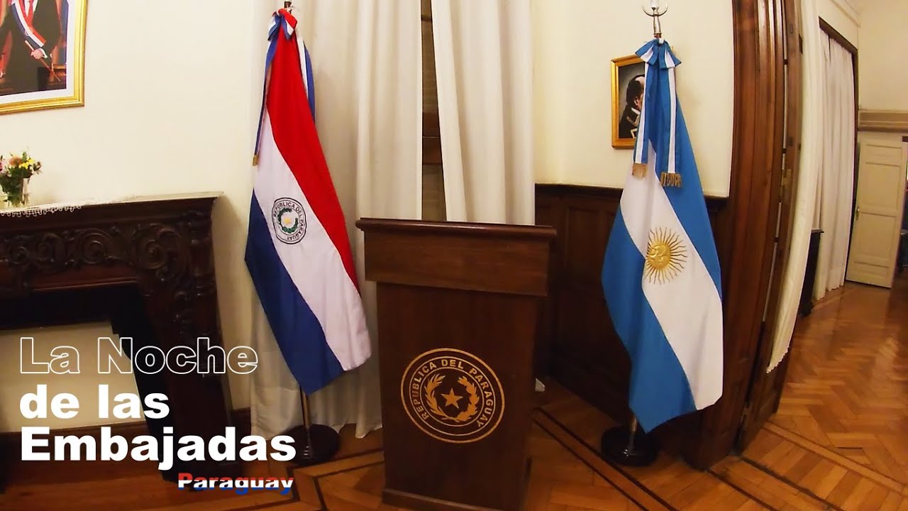 Haciendo recorrido y conociendo el despacho de la Embajada de Paraguay | La Noche de las Embajadas