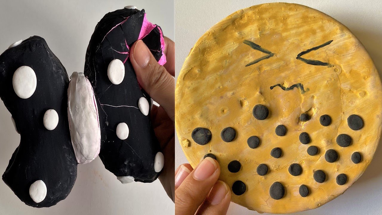 Extreme Plaster Clay Cracking — Deep Crunch ASMR