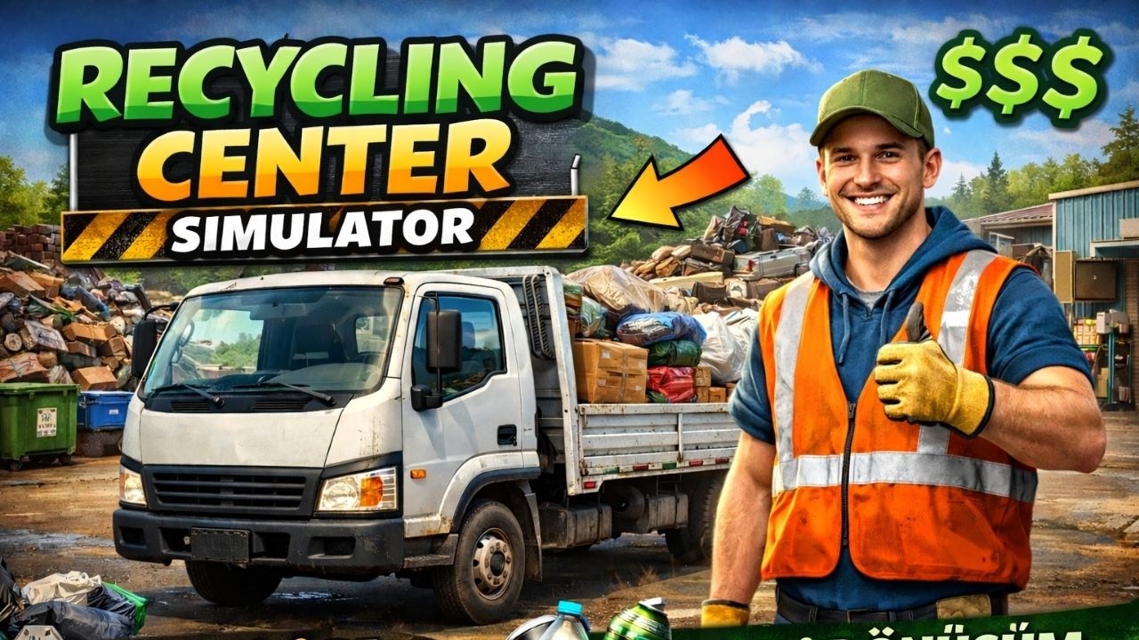 Yeni Çalışan Aldık Recycling Center Simulator 6. Bölüm Türkçe