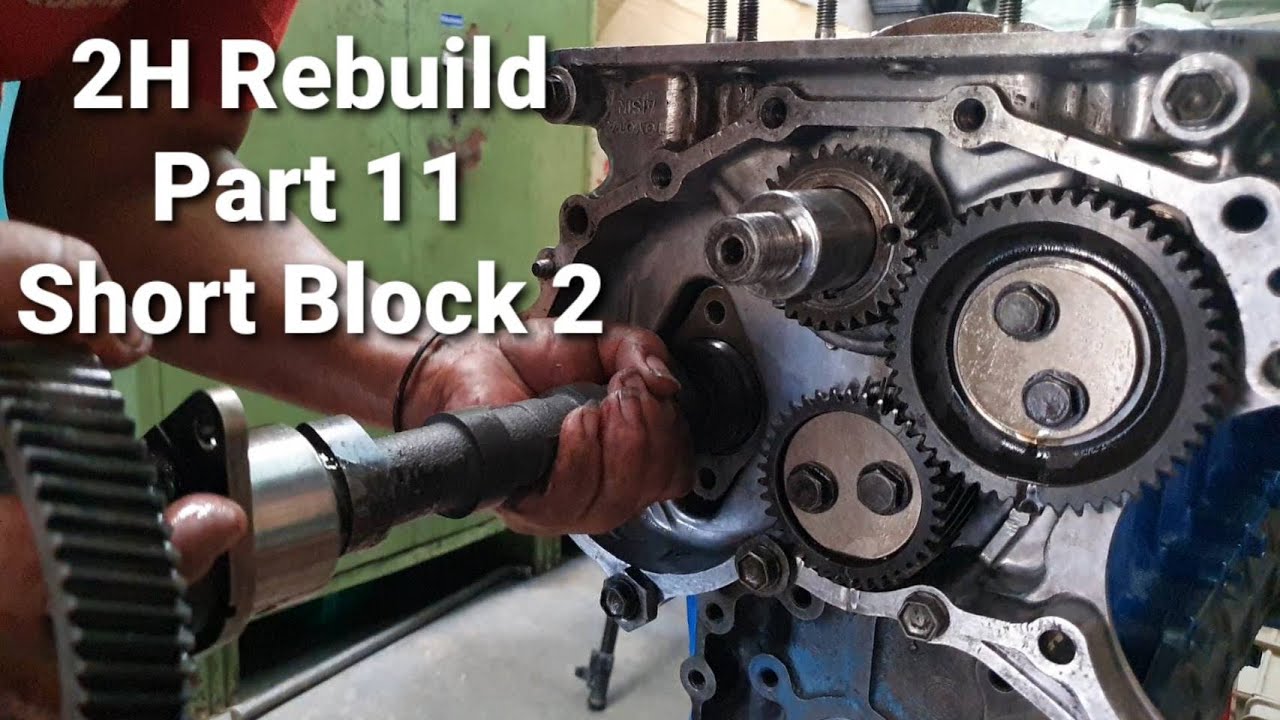 Toyota 2H Engine Rebuild part 11 Short Block Assebbly 2 ランクル　腰下組み立て２