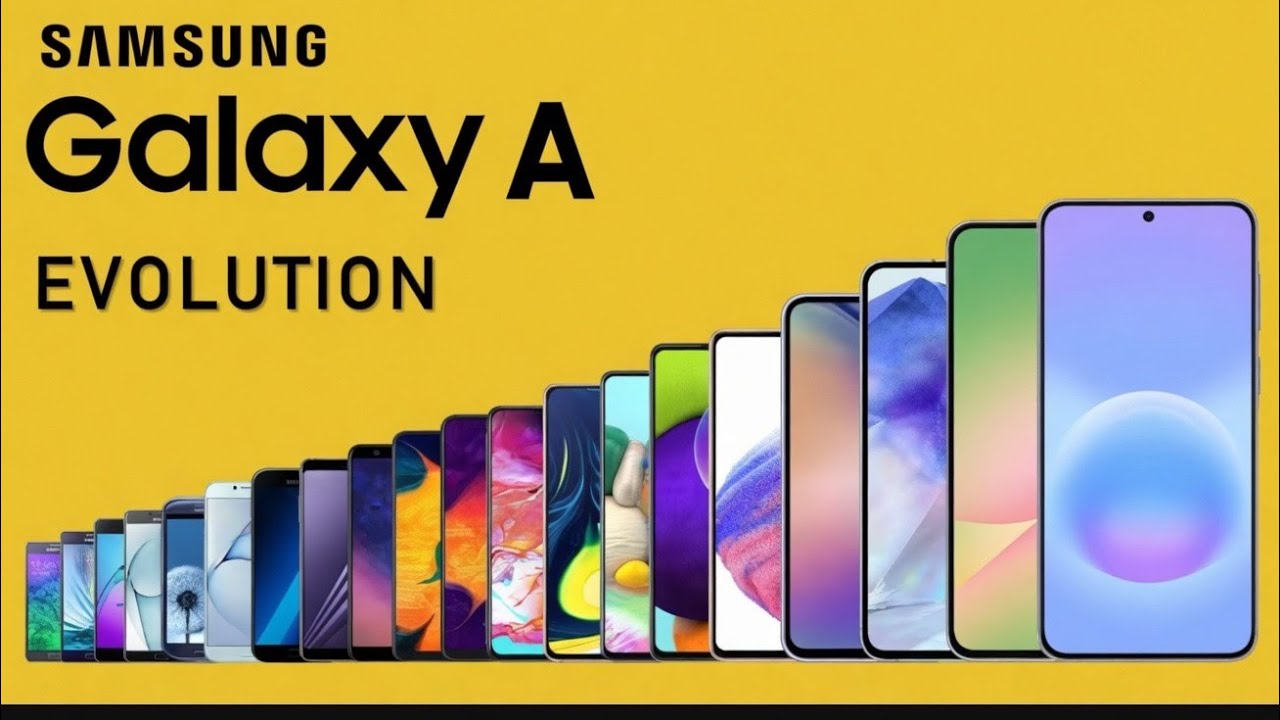  EVOLUTION OF SAMSUNG  A SERIES 