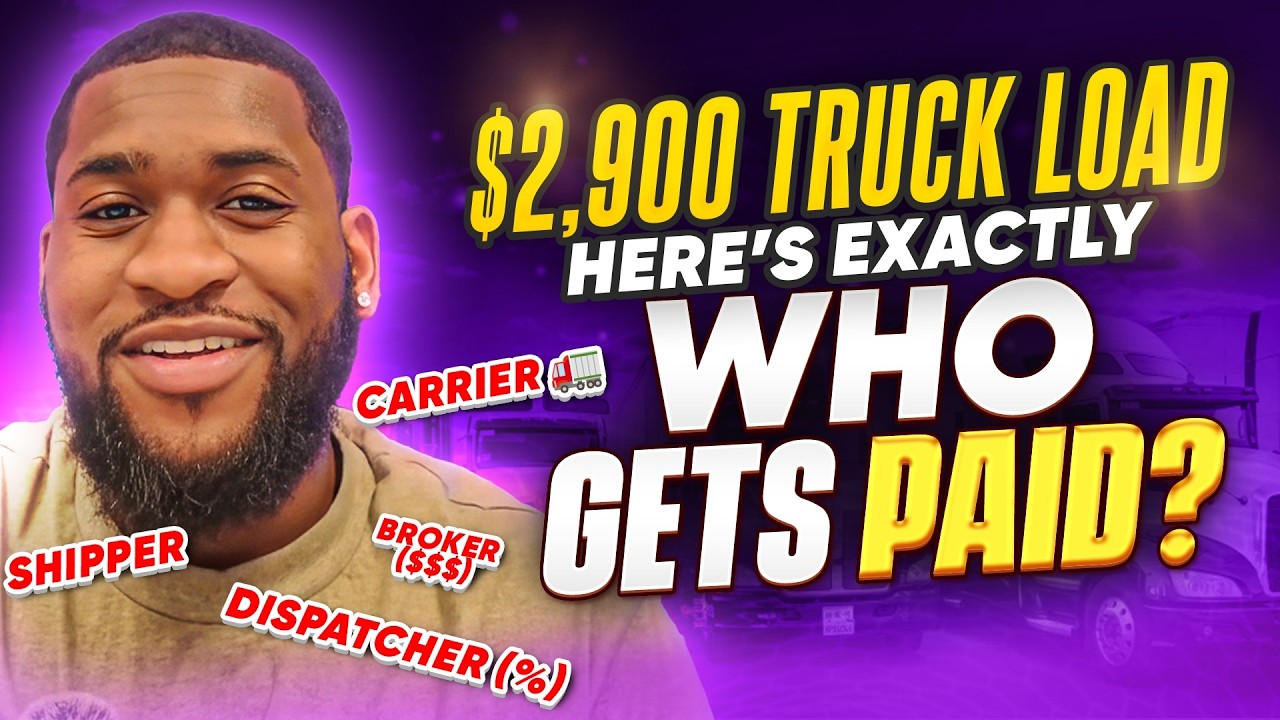 How Trucking Load Money Is Split (Broker, Dispatcher, Carrier Explained)