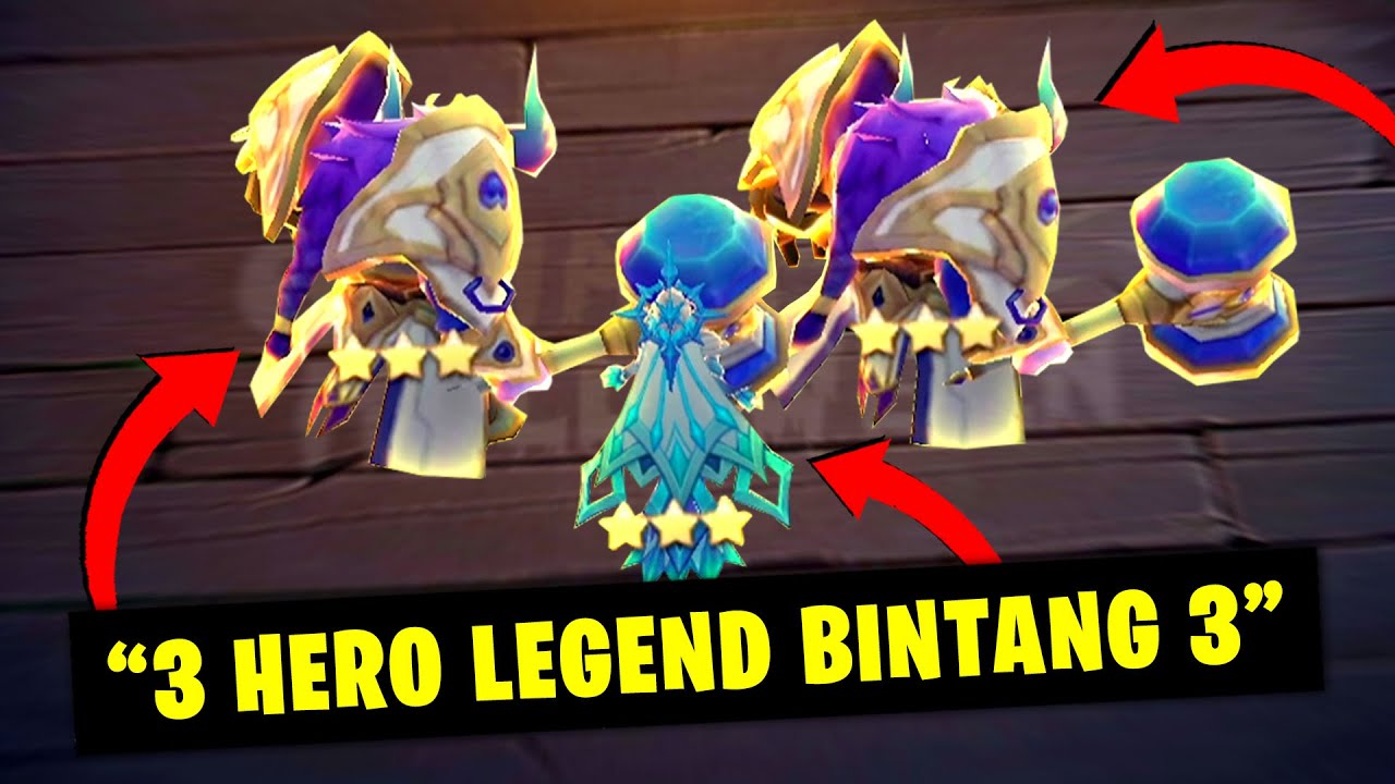 CARA GAMPANG BIKIN HERO LEGEND BINTANG 3! - Magic Chess Mobile Legends