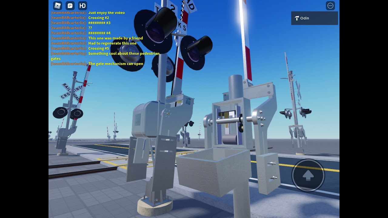 My new railroad crossing game in Roblox part 3 (Read Description)