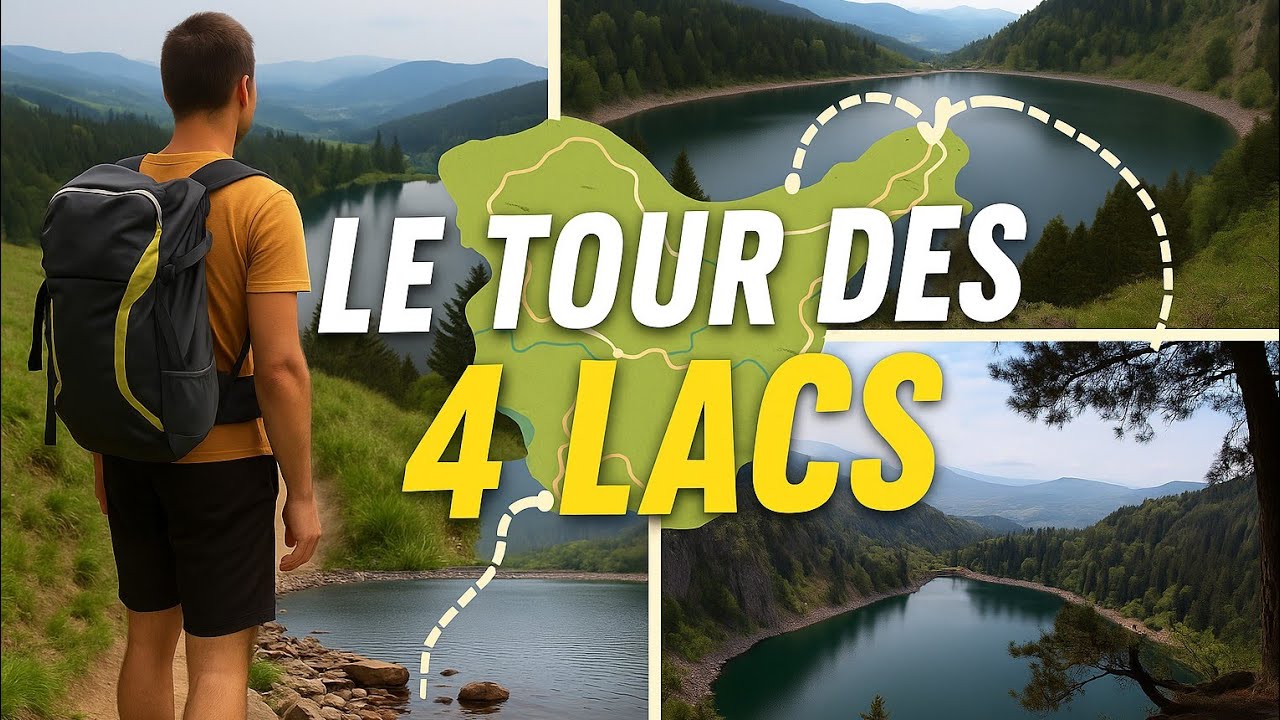 Randonnée autour de 4 lacs magnifique le Lac Blanc, Lac Noir, Lac du Forlet et le Lac Vert