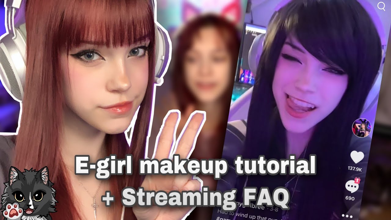 E-girl makeup tutorial + answering your streamer questions