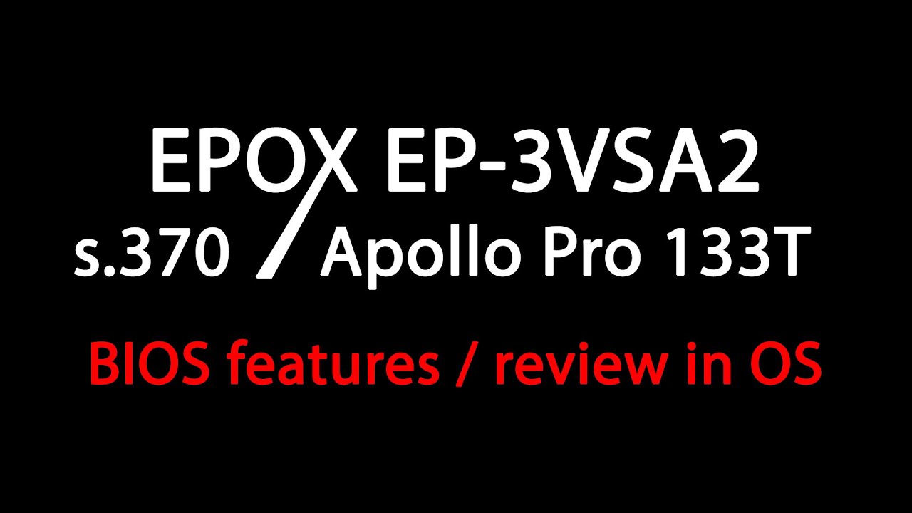 EPOX EP-3VSA2 / Celeron 1200 (OC) / 1536Mb RAM