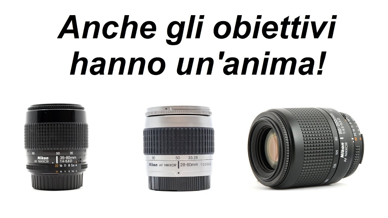 Anche gli obiettivi hanno un'anima