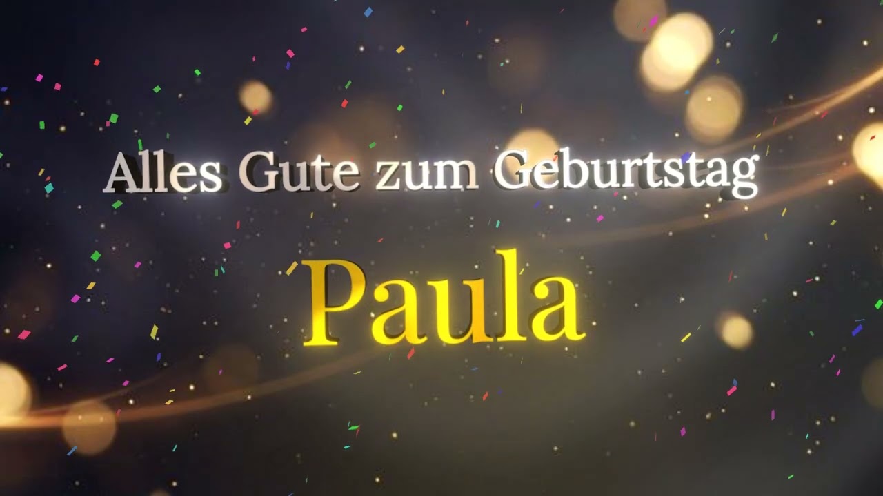 🎉 Alles Gute zum Geburtstag Paula! 🎂 Rock Geburtstagslied Spezial 🎵