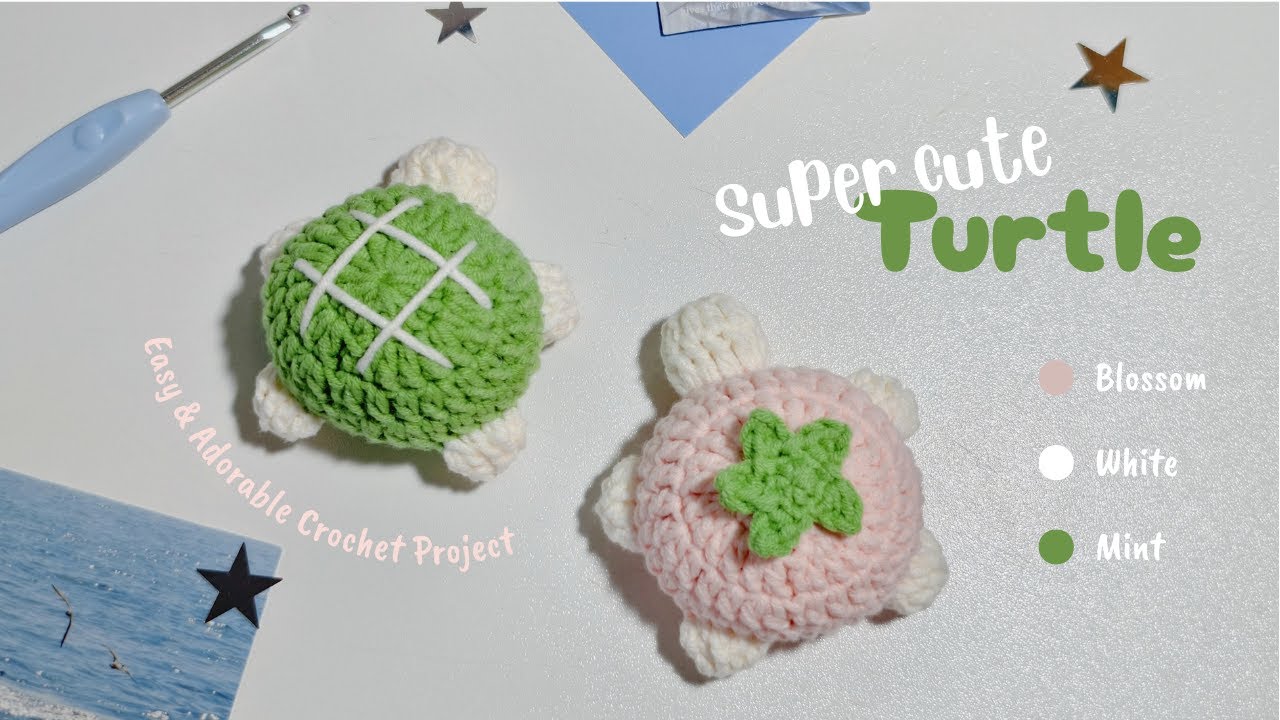 Easy Crochet Turtle 🐢 | Mini Amigurumi Turtle Tutorial