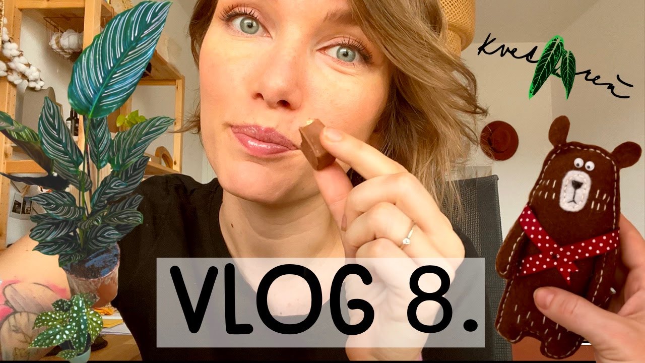 #8 VLOG |  Nákupy, kvietky, kocúrik, vyrábam dekorácie & dalšie ❄️️