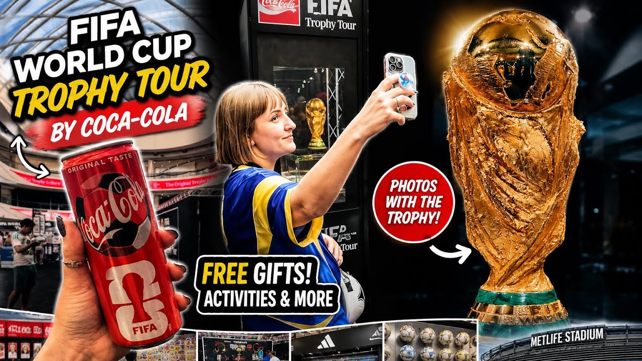 🏆 Тур по трофеям Чемпионата мира по футболу FIFA в торговом центре American Dream Mall! ⚽ Бесплат...
