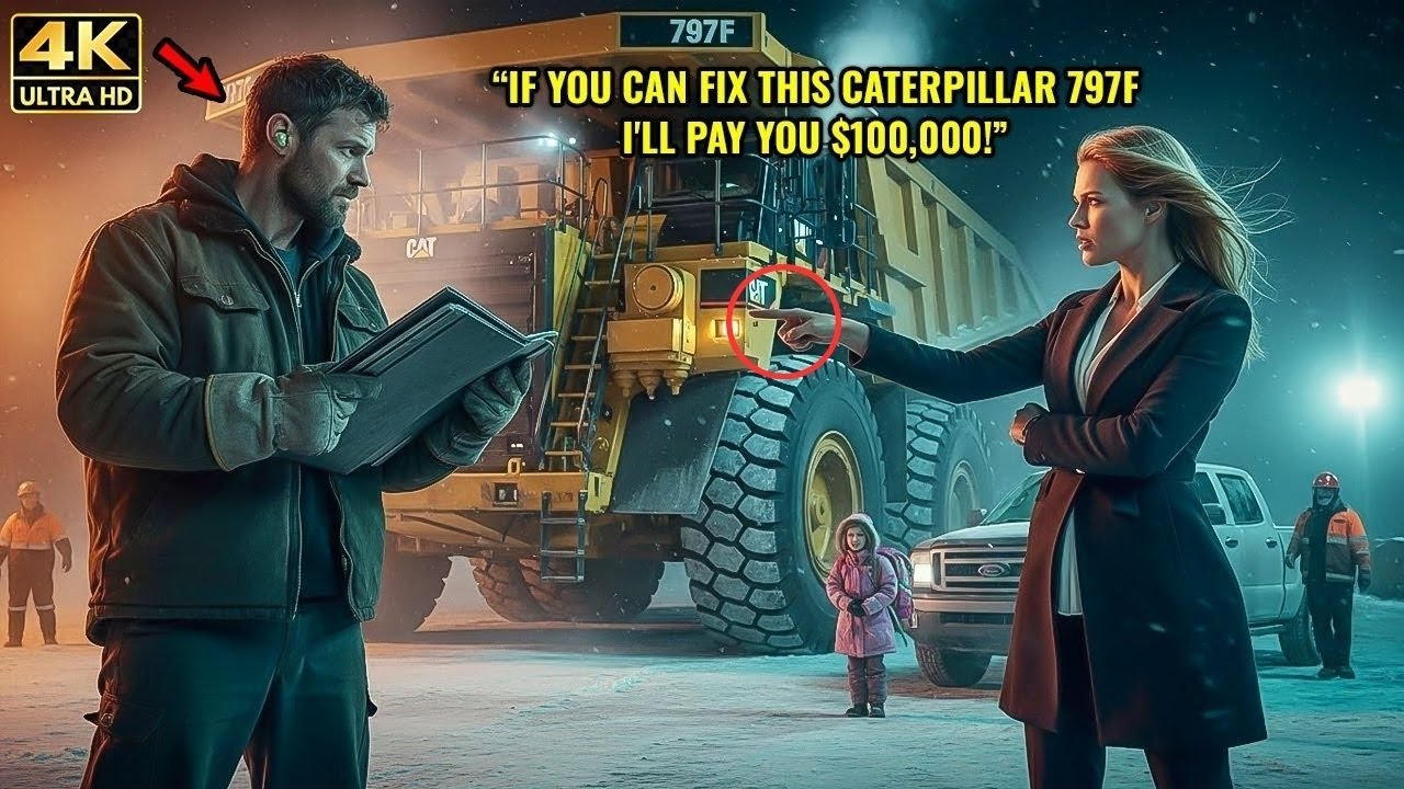 “Se Você Consertar Esse Caterpillar 797F, Eu Pago $100 Mil” — O Que o Pai Solteiro Fez Salvou Vidas