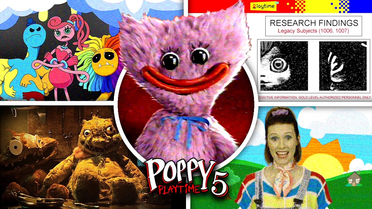Poppy Playtime: Chapter 5 - ALL VHS Tapes & Audio + Locations (Showcase)