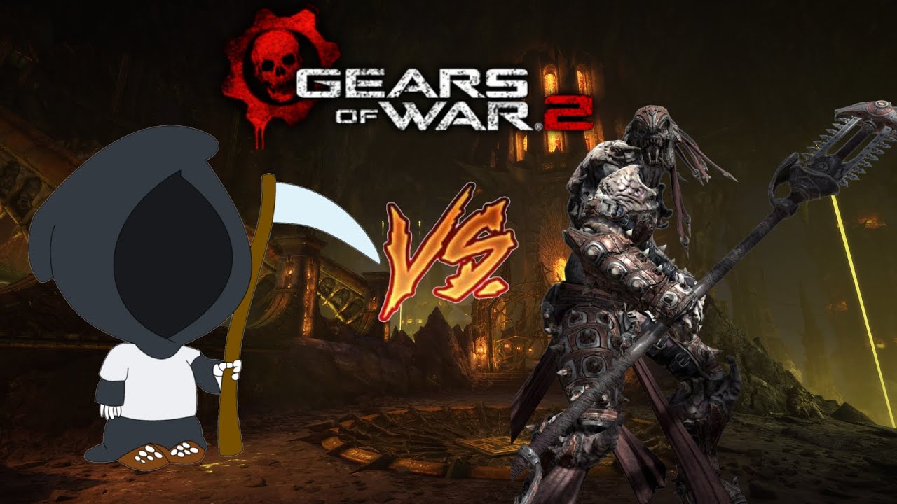 ASI ES La Pelea VS Skorge en Locura | Gears Of War 2