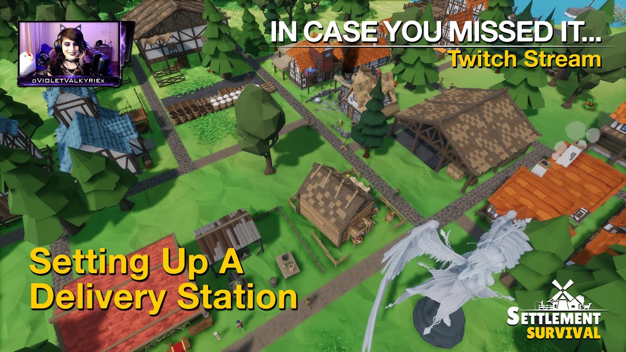 Setting Up Delivery Station & Supply Terminal - ICYMI EP4 | Let's Play Settlement Survival