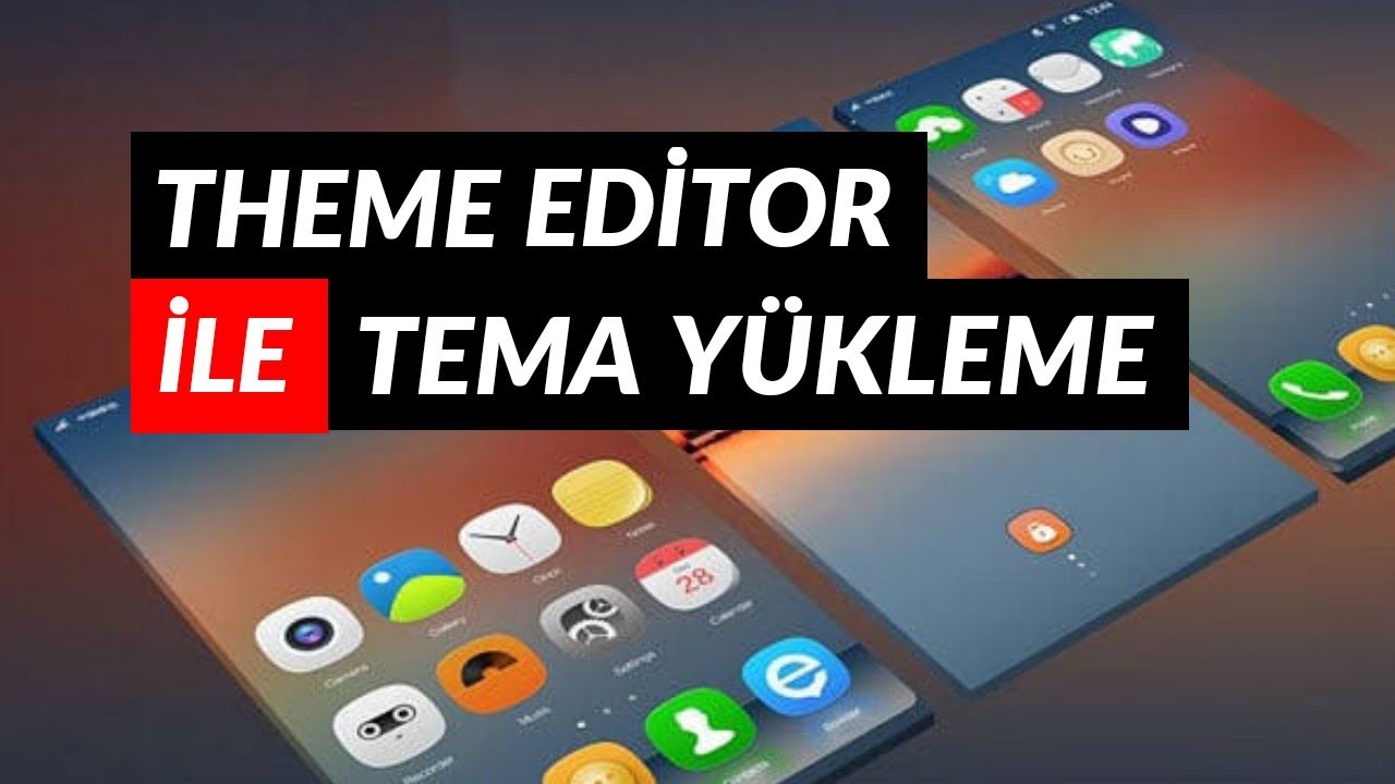 XIAOMI TELEFONUNZLA UYUMLU OLMAYAN TEMAYI  Y&Uuml;KLEME / Theme Editor ile Tema Y&uuml;kleme