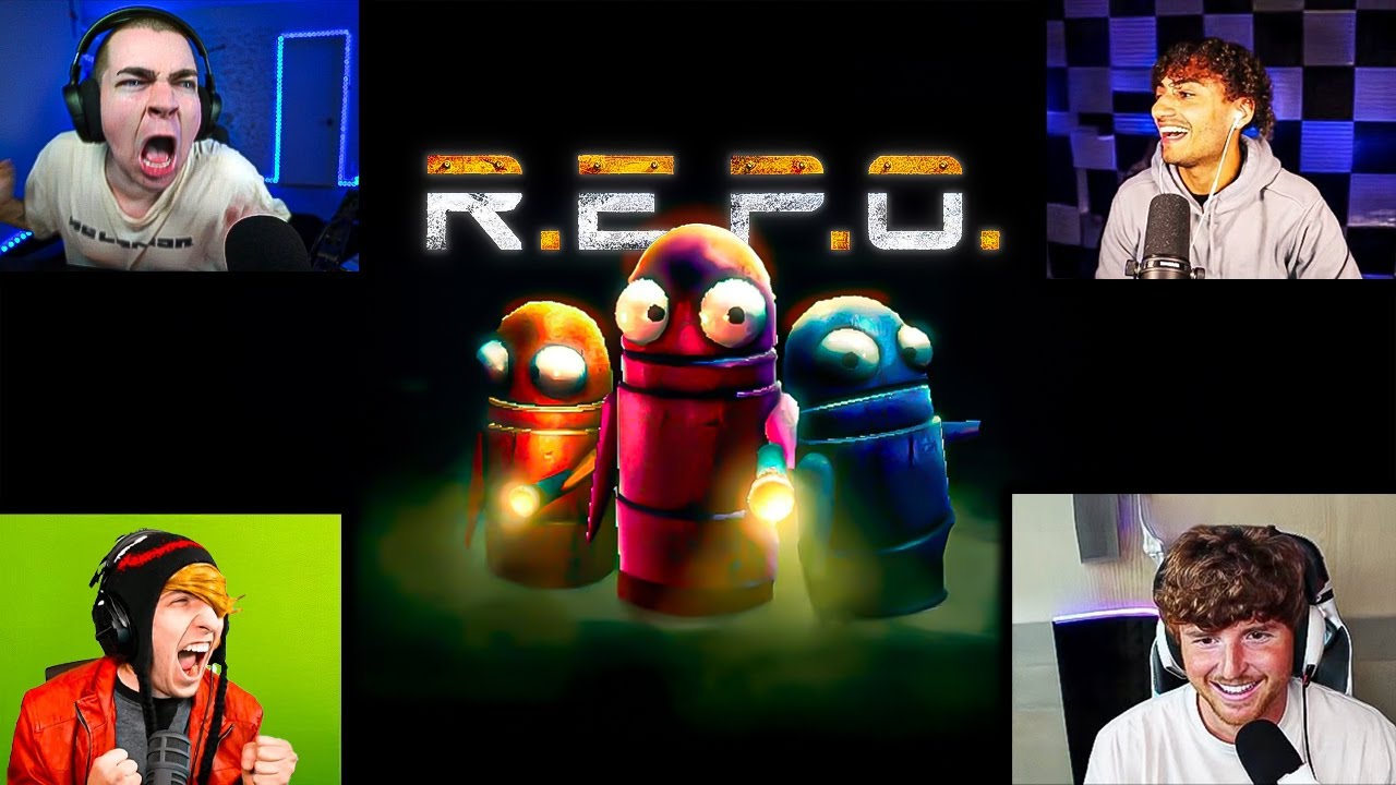 R.E.P.O with the boys (Foltyn, Kreekcraft, & Caylus)