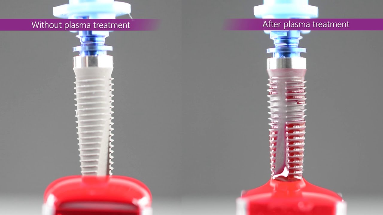Plasma activation of implants with implaPrep Concept