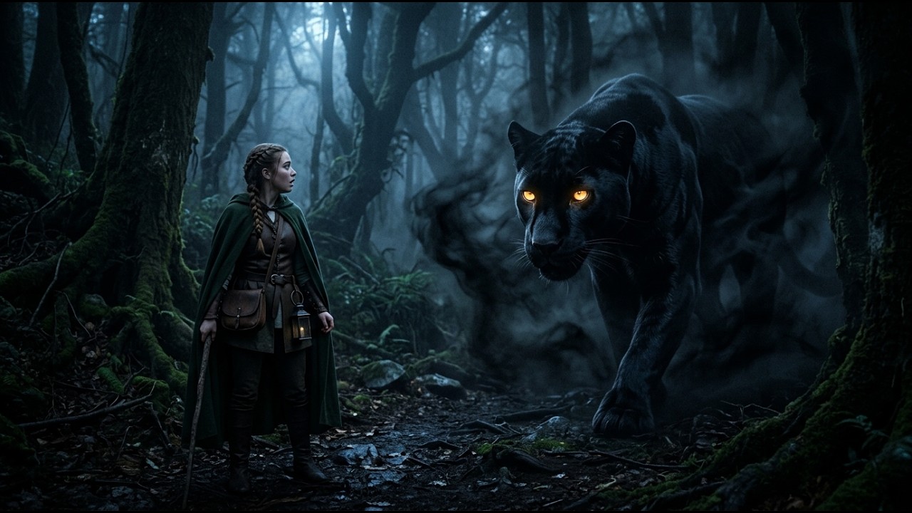 The Shadow Panther Was Only a Legend — Until She Called It from the Darkness