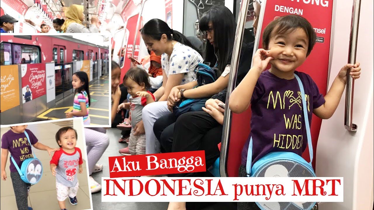Zara Cute coba Naik Kereta MRT Jakarta | Inspirasi Weekend Keluarga