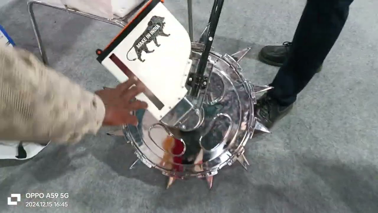 stainless steel manual seeder machine | tokan yantra 