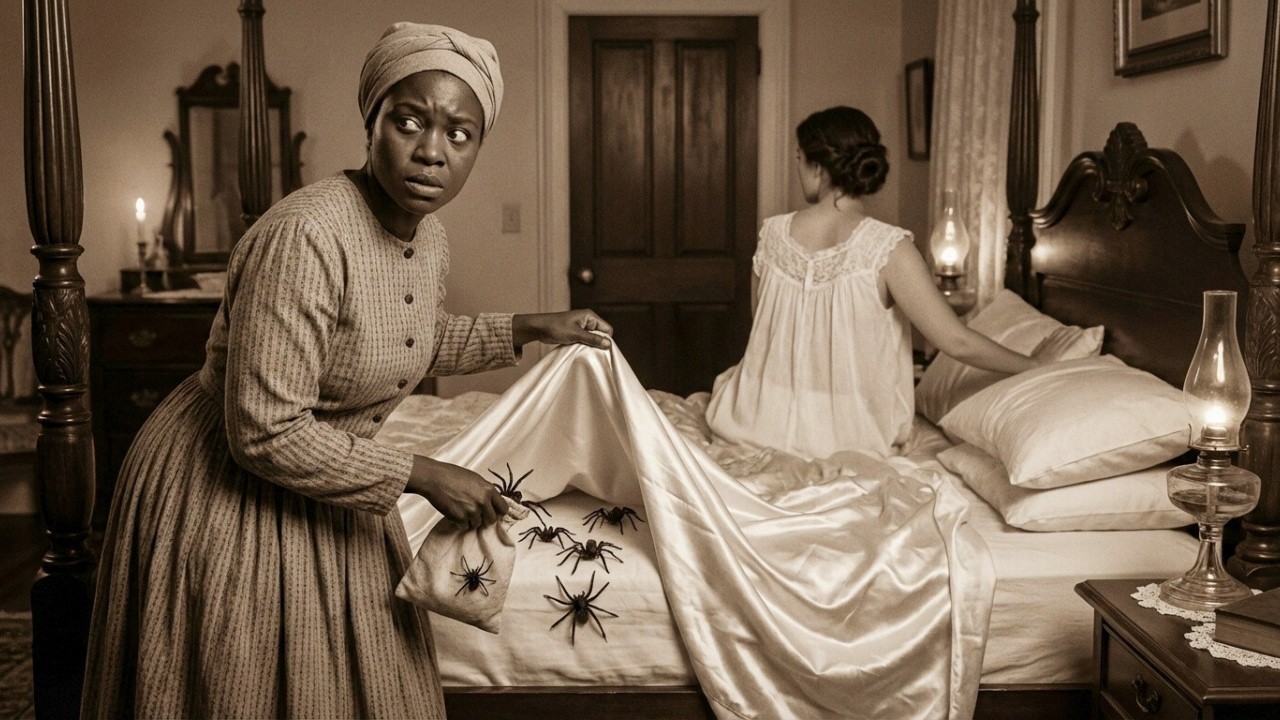 THE CHAMBERMAID SLAVE who hid DEADLY SPIDERS inside the Mistress's Silk Sheets: The Rotting Bite!