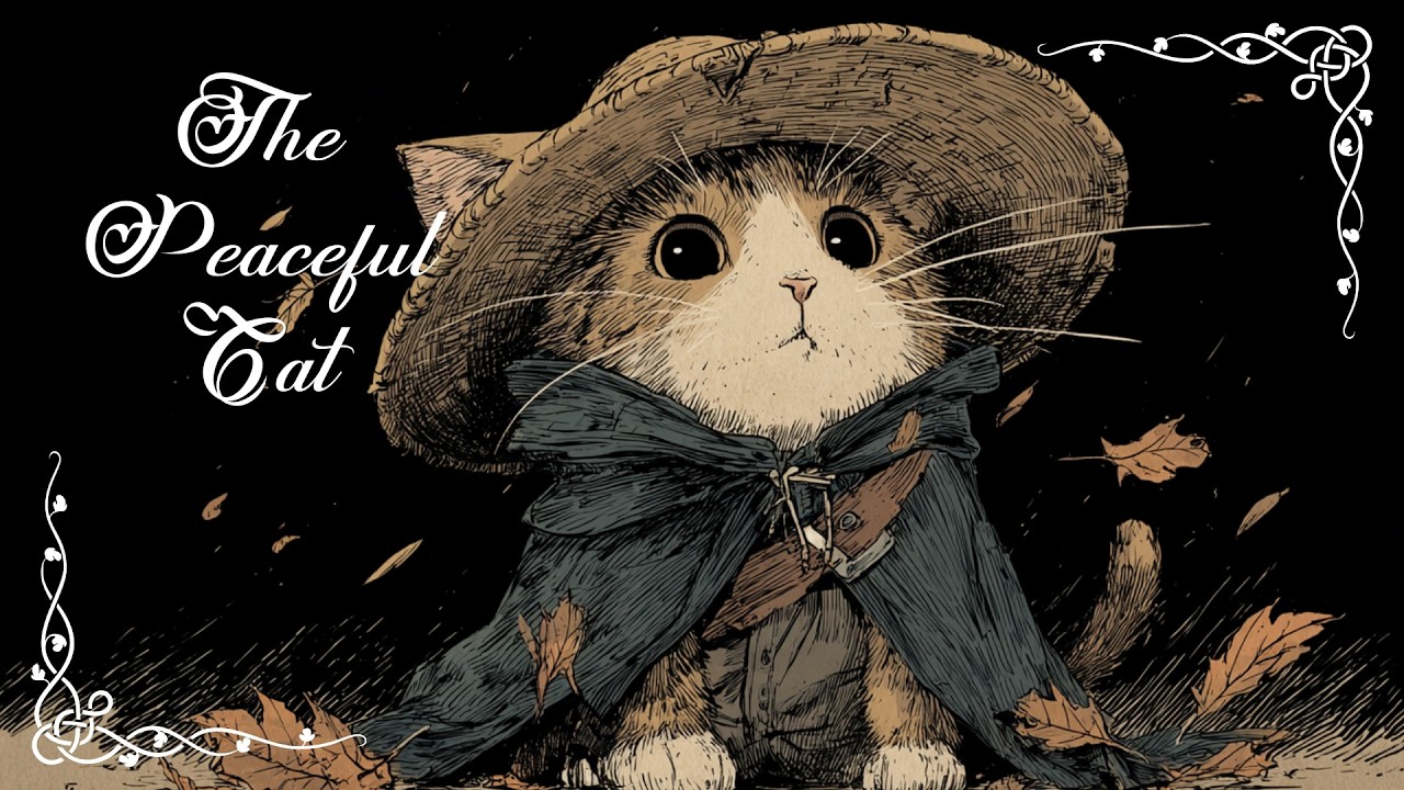 The Peaceful Cat - Relaxing Celtic music - Relaxes body and mind - Cleanses anxiety, stress & toxins