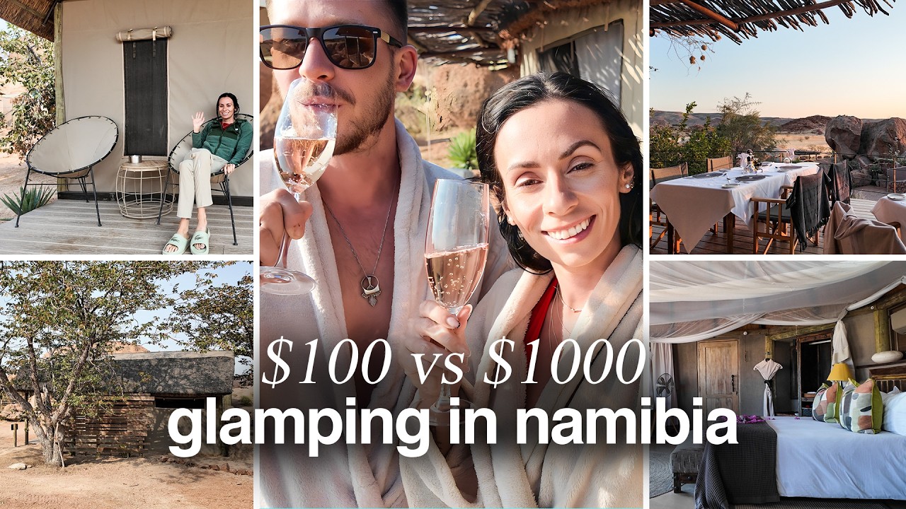 We Tested $100 vs $1,000 Glamping in Namibia | Is It Worth It?