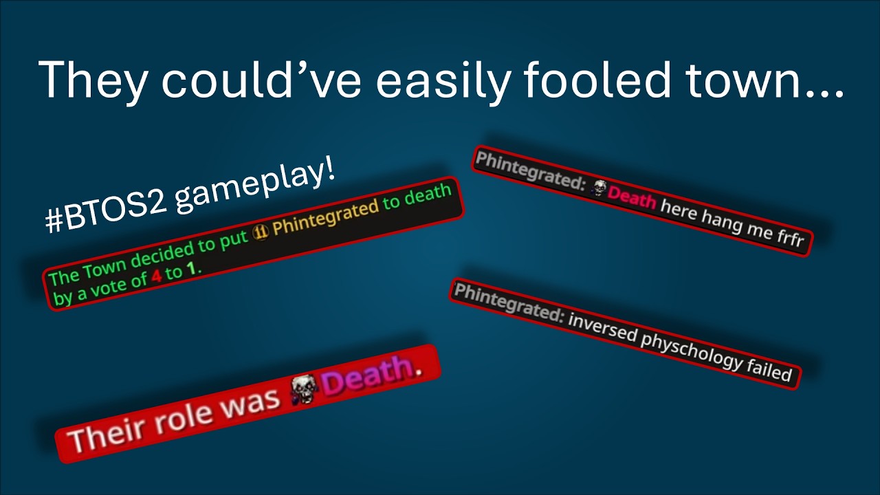 This player had me fooled... - #btos2 Better Town Of Salem 2 #13